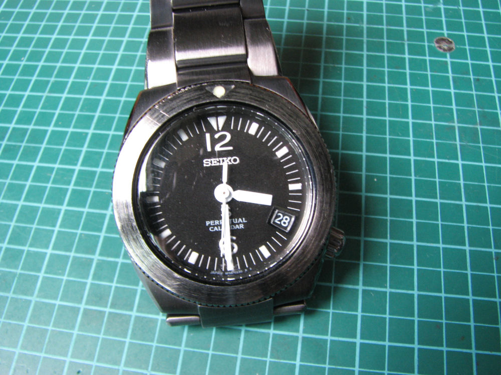 For Sale Seiko SUS Quartz 8F32 0210 PVD REDUCED to 70 shipped